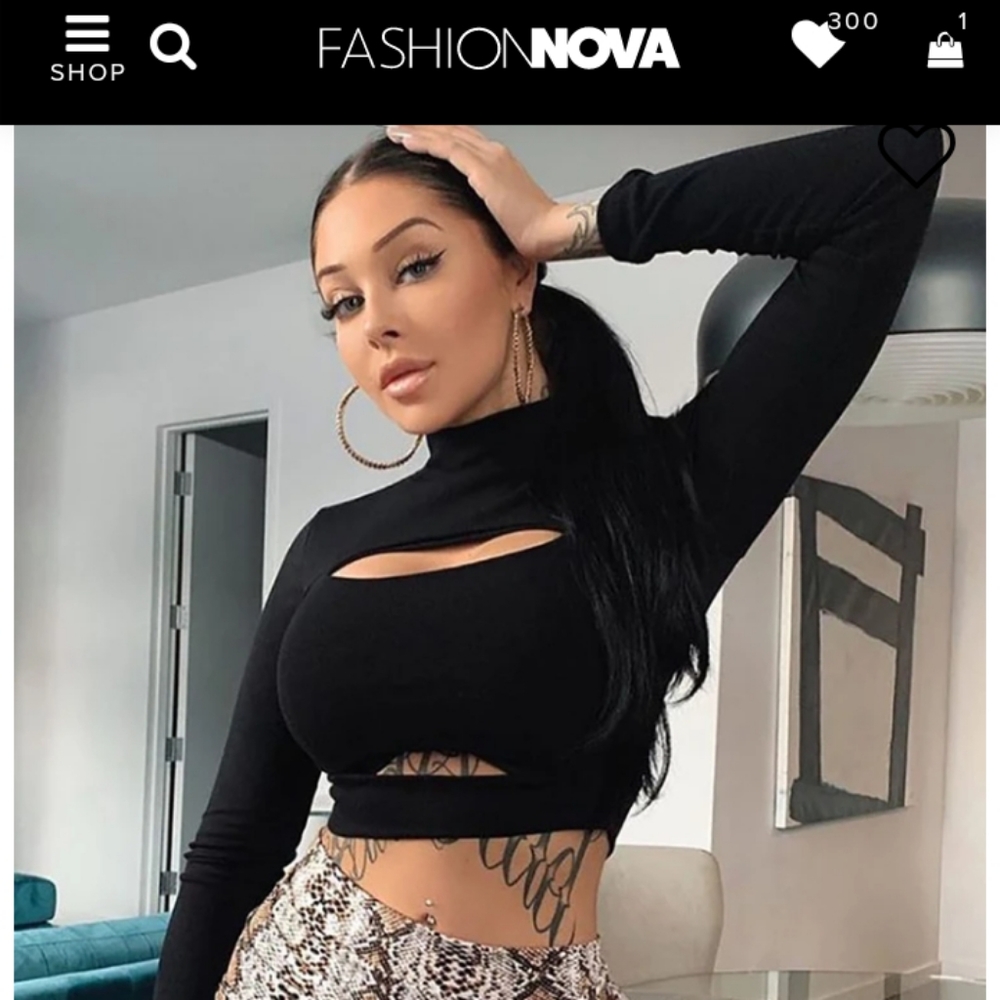 ISO Fashion Nova cut out sweater